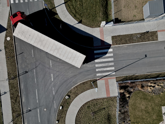 aerial shot of semi truck accident -who pays for medical bills after a truck accident?