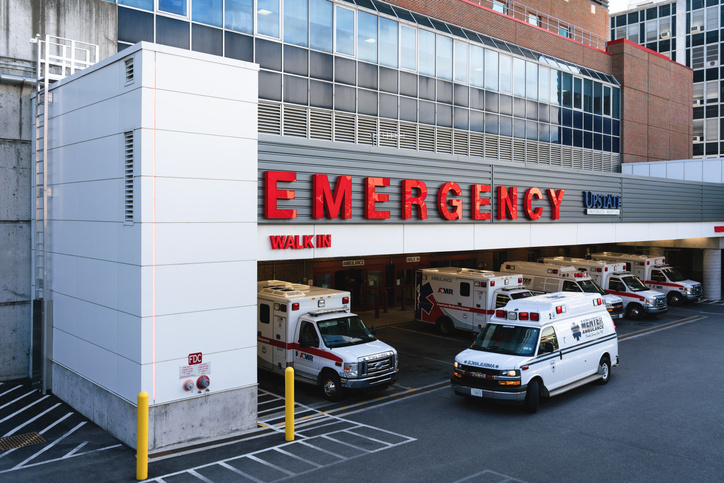 ER entrance at a hospital - should I go to the ER after a car accident